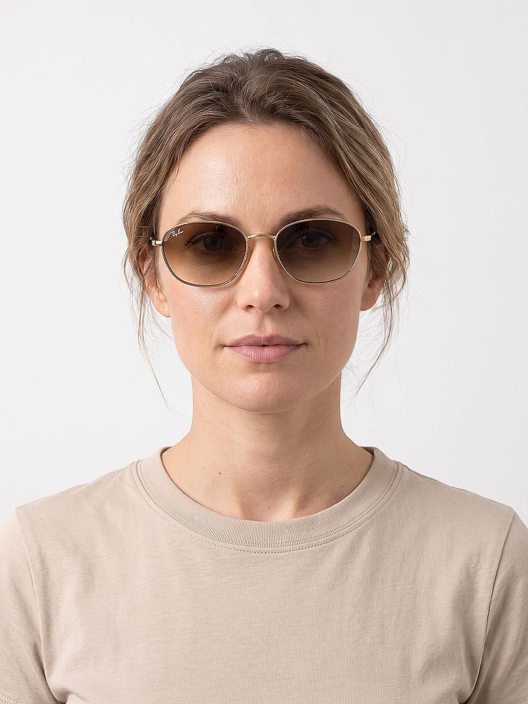 RAY BAN Lunettes de soleil 0RB374958 or - vue 4